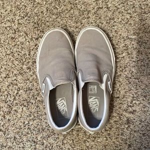Slip on grey vans